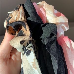 Hair Scrunchie ties set of 3